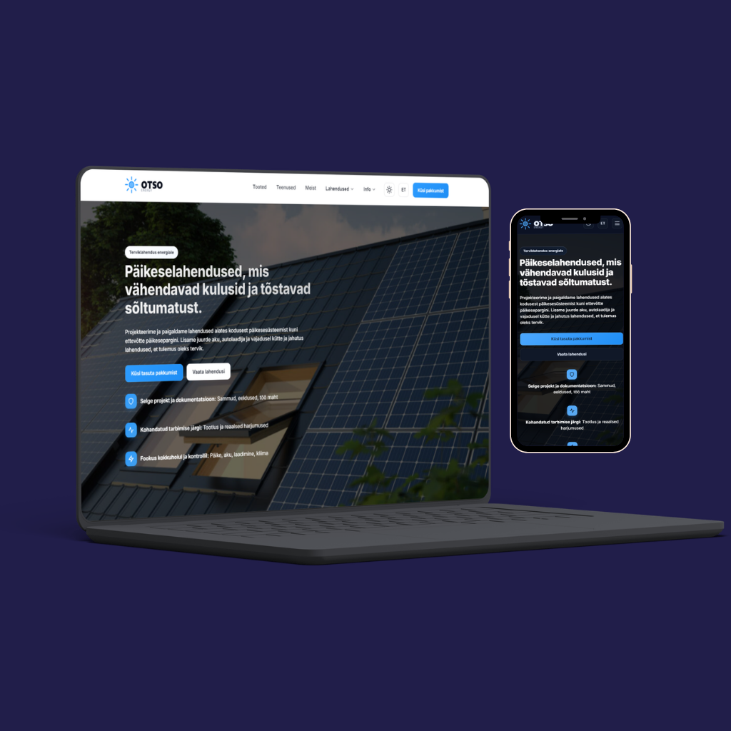 Päikeseenergia veebileht