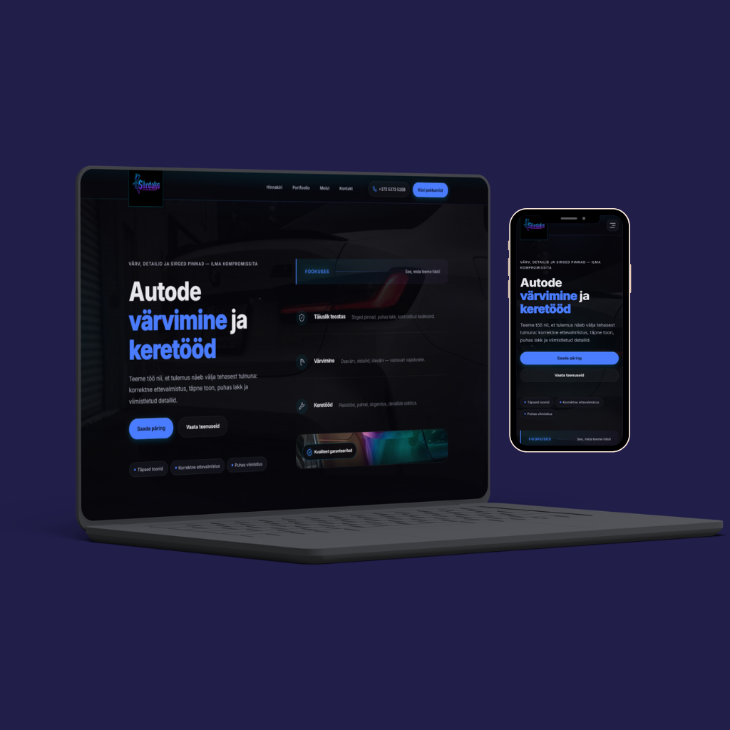 Veebileht värvitöökojale